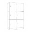 Lockers 6 Doors - Bank of 3 x high & 2 x Wide